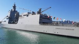 Italian Navy Ship Morosini visits Pakistan