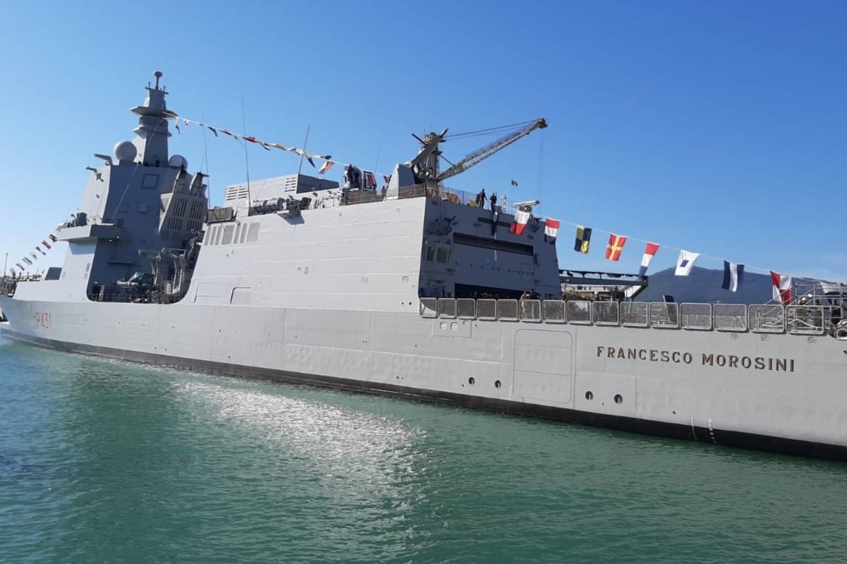 Italian Navy Ship Morosini visits Pakistan