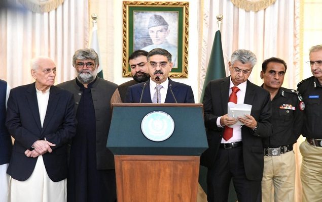 PM Kakar warns crackdown on ‘smuggling industry’ as Torkham border reopens after 9 days