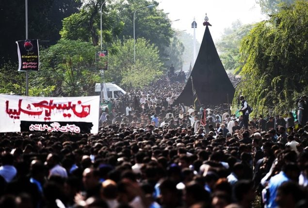 Chehlum processions being held across Pakistan