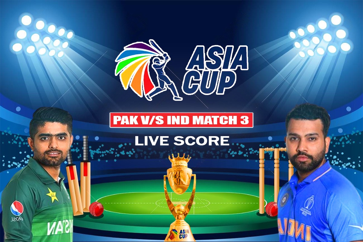 Asia Cup 2023 Live score: Pakistan vs India Live score | Match 3
