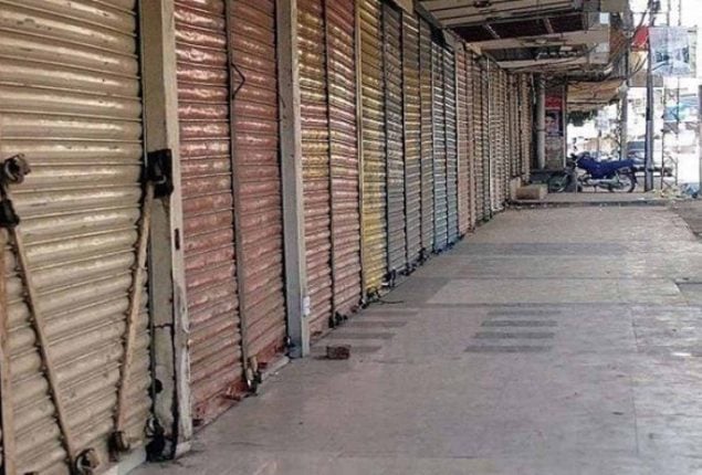 Shutter down strike against inflation being observed across Pakistan