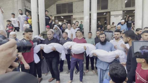 Gaza Mourns: Funeral Processions Pay Tribute to the Departed