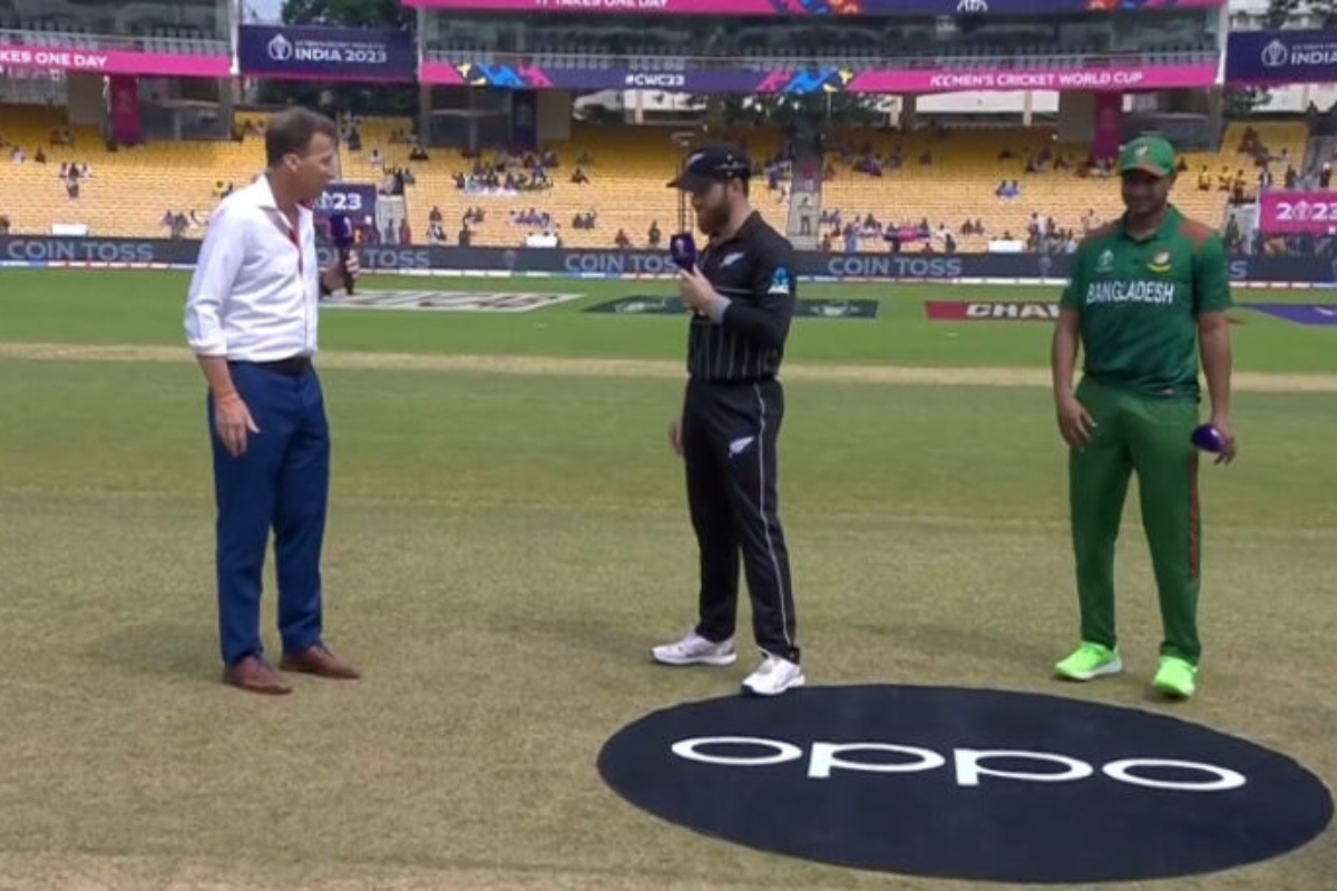 ICC World Cup 2023: New Zealand won the toss and elected to bowl first