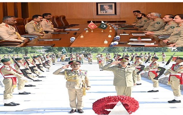 Sri Lankan Army Commander calls on COAS Gen Munir