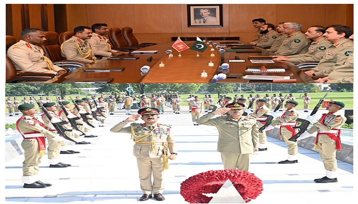 Sri Lankan Army Commander calls on COAS Gen Munir