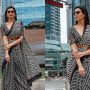 Karishma Tanna Stuns in Modern Saree Look at Film Festival