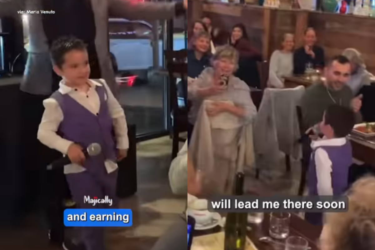 Seven-Year-Old Sings