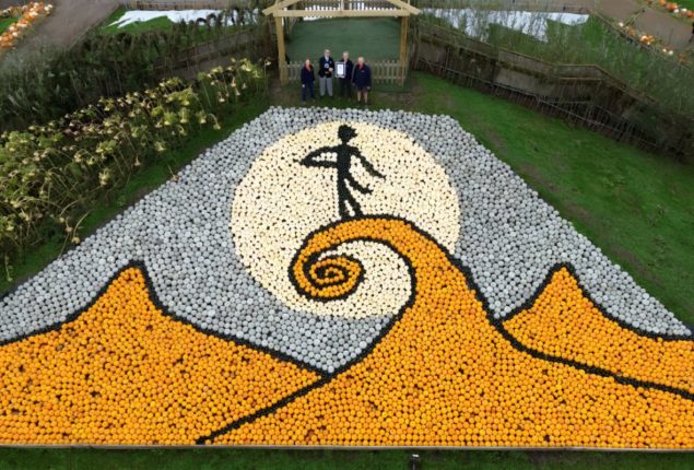 Largest Pumpkin Mosaic Honors ‘Nightmare Before Christmas’