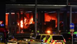 London Luton Airport fire