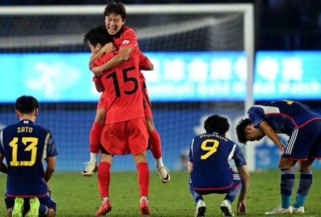 South Korea complete historic hat-trick of Asian Games football gold medals