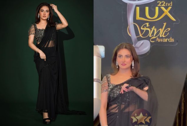 Lux Awards 2023: Hiba Bukhari steals the spotlight with her stunning Saree