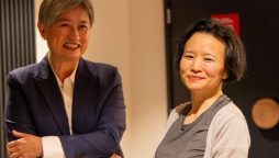 Cheng Lei returns home