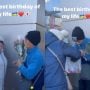 Ukrainians Celebrate 75-Year-Old Japanese Cafe Owner in Kharkiv