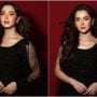 LSA 2023: Hania Aamir Dazzles in All-Black Glamour