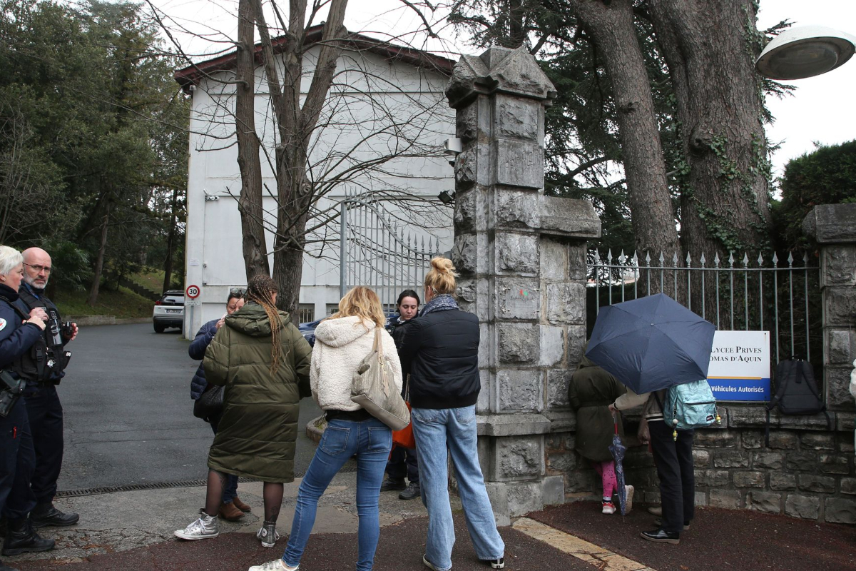 French teacher stabbed to death