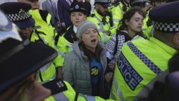 Greta Thunberg charged with public order accuse after arrest at London rally