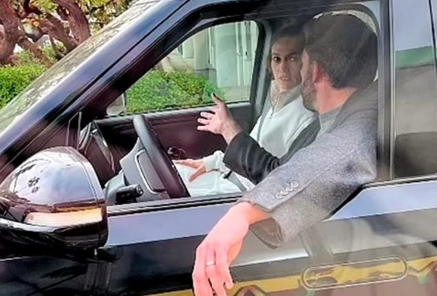 Jennifer Lopez and Ben Affleck SPOTTED having heated argument in car