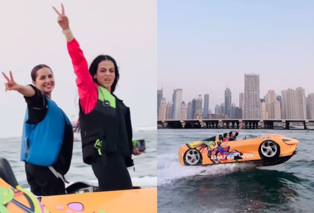 Nimra Khan & Yashma Gill heroically took the Jet ridding in Dubai