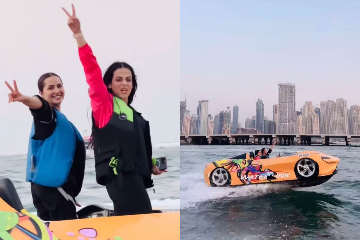 Nimra Khan & Yashma Gill heroically took the Jet ridding in Dubai