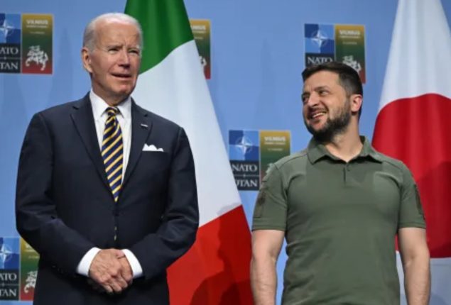 Biden Stands by Ukraine, Even Without Congressional Funding