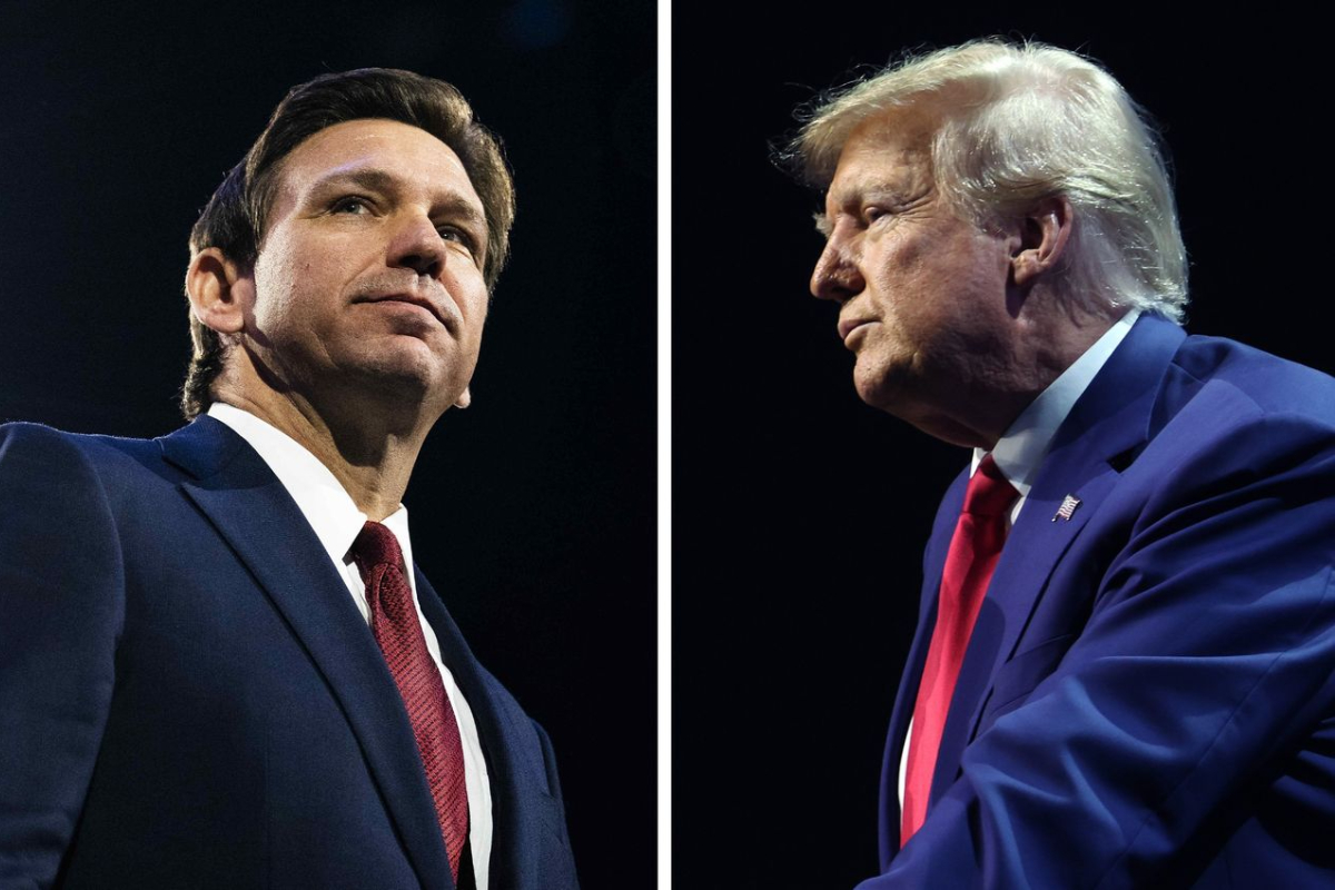 Donald Trump mimics Joe Biden