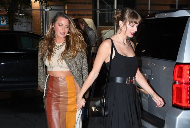 Taylor Swift steps out for dinner date with BFF Blake Lively, Sophie Turner