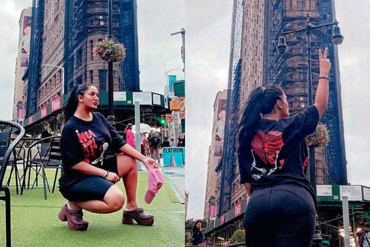 Mathira stylish look in NYC will make you amazed