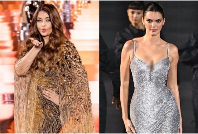Aishwarya Rai Shines on Paris Fashion Show Stage with Kendall Jenner