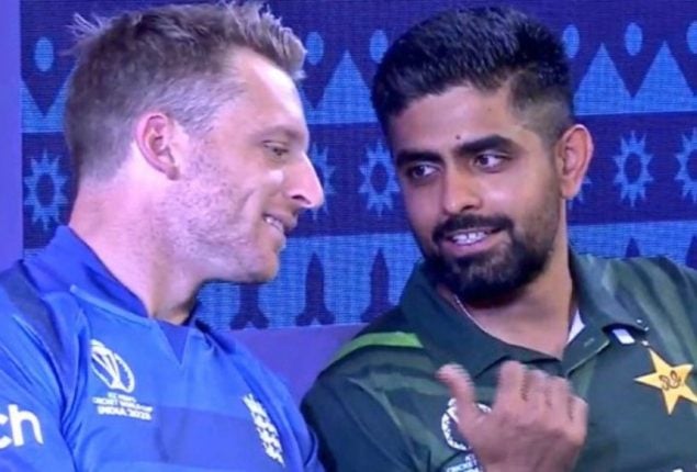 Babar helps Buttler decipher Rohit's joke at ICC Captain's Day