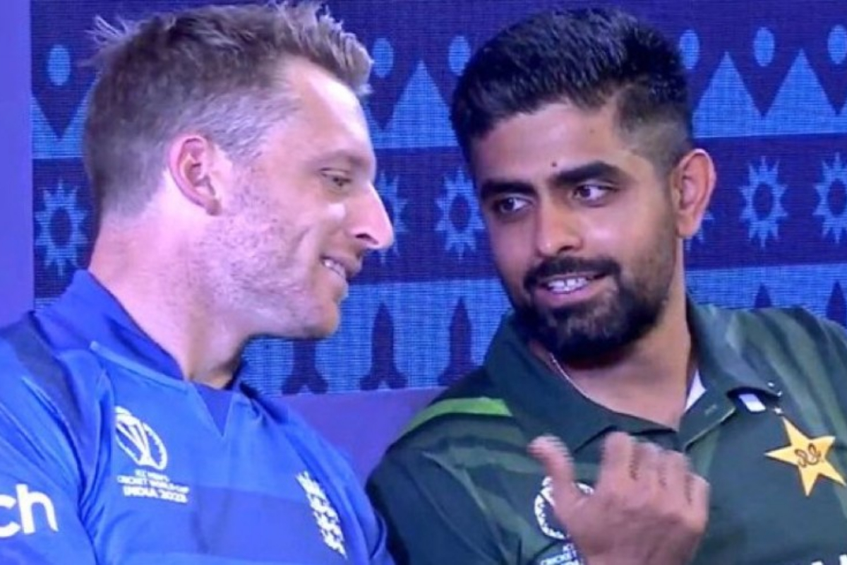 Babar helps Buttler decipher Rohit's joke at ICC Captain's Day