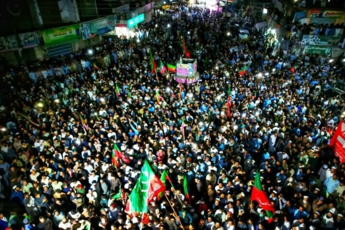 PTI public gathering