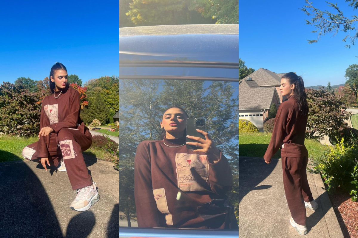 Hira Mani looks ravishing in brown tracksuit