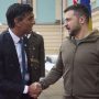 Rishi Sunak and Volodymyr Zelenskyy discuss Hroza strike