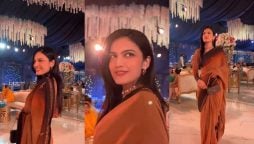 Iqra Kanwal looks ravishing in her saree look