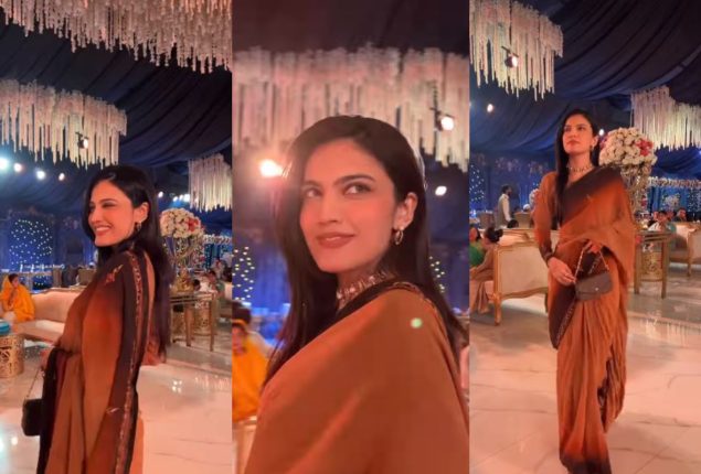 Iqra Kanwal looks ravishing in her saree look