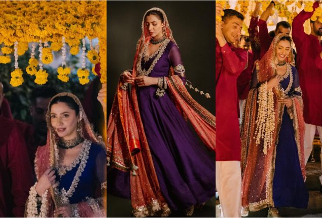 Check out Mahira Khan stynning look from her Mehndi ceremony