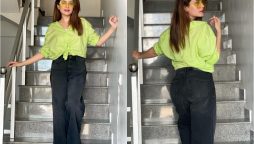 Sumbul Iqbal radiates elegance in green attire