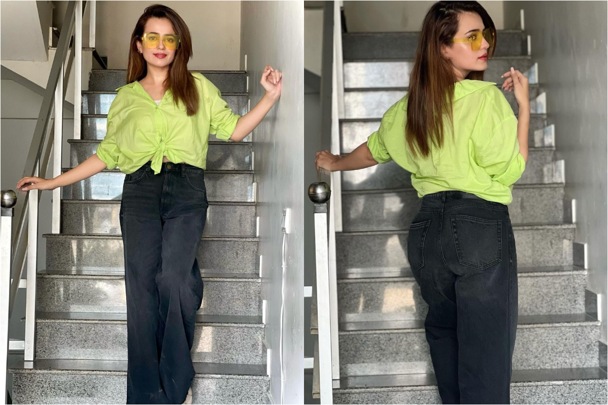 Sumbul Iqbal radiates elegance in green attire