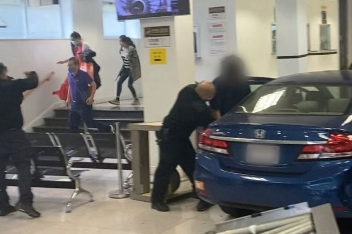 Man crashes car into Chinese consulate, shot dead by police