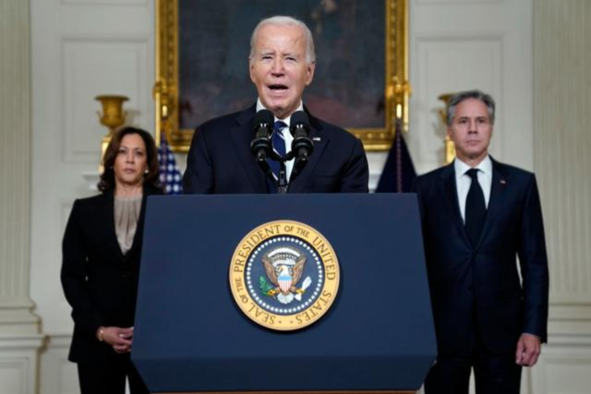 Hamas attack ‘unadulterated evil’, says Joe Biden