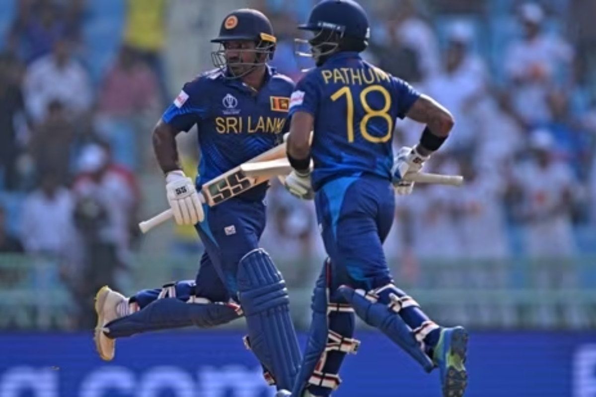 ICC World Cup 2023: Rain delays match as Sri Lanka stands firm against Australia