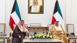 Kuwait's Crown Prince Meets with Saudi Foreign Minister