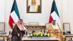 Kuwait’s Crown Prince Meets with Saudi Foreign Minister