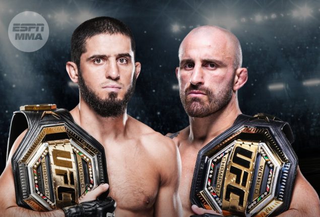UFC 294: Volkanovski vs. Makhachev start times in UK and US