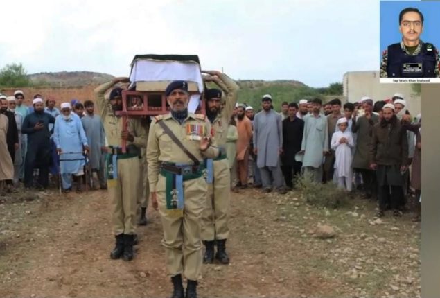 Army soldier laid to rest with full military honours