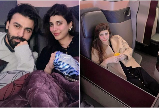 Urwa and Farhan Share Stunning Photos from Luxury Flight to Dallas