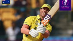 Warner breaks Ponting's ODI World Cup century record