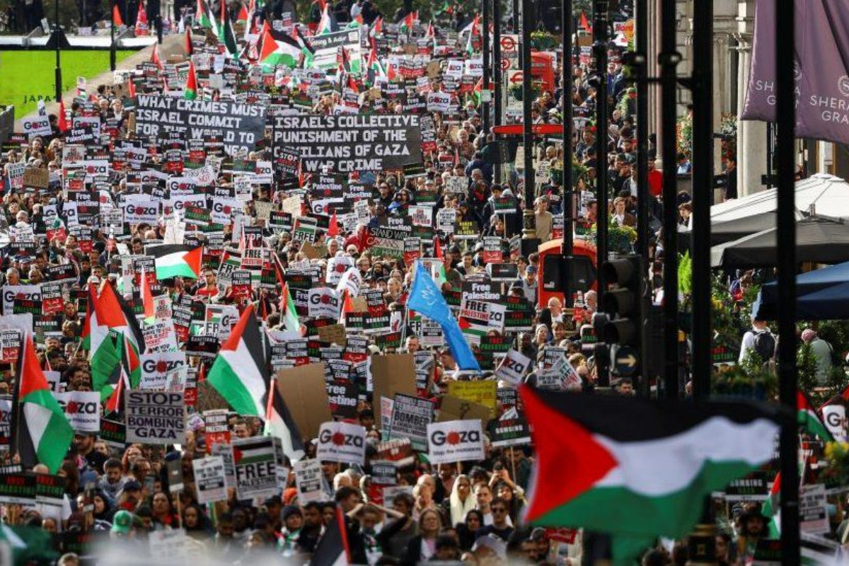 Israel-Hamas War: Pro-Palestine Protests Sweep Across UK Cities