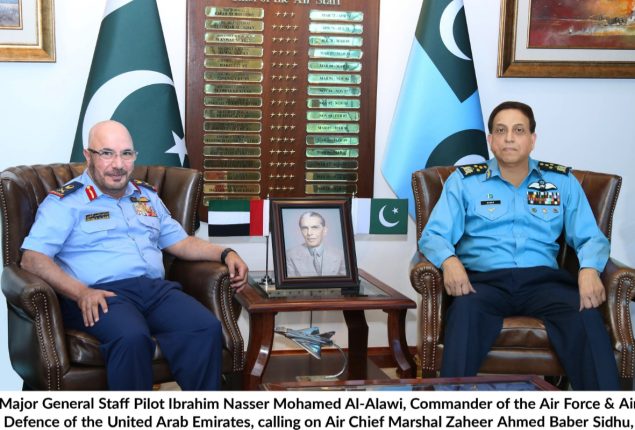 Commander of Air Force & Air Defence UAE calls on Air Chief